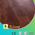 8,3 mm E1 HDF gaufré plancher en stratifié ciré à rainures en V teck